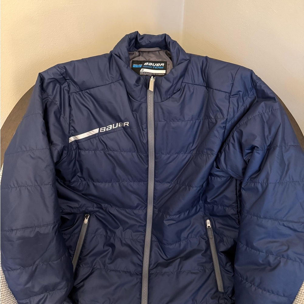 Bauer Youth Navy Bubble jacket Large